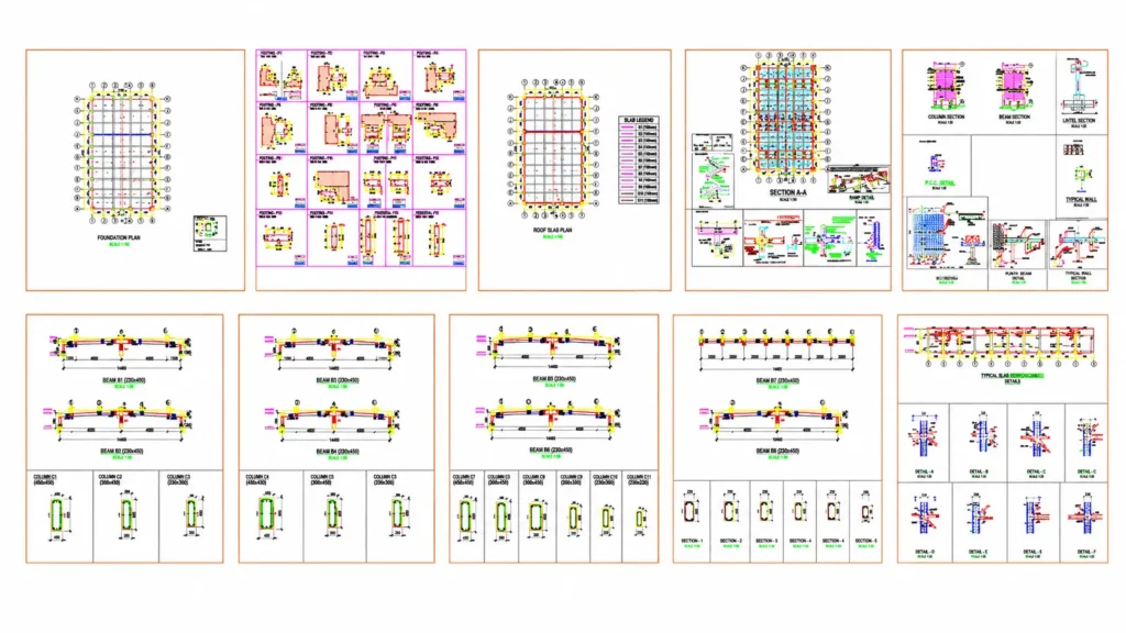 Engineering CAD blueprint layout for al fayha aluminium factory | Moduline engineering consultancy