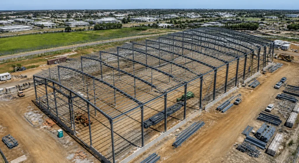 Industrial construction site for alfayha factory | Moduline consultancy