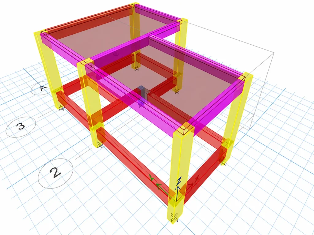 Structural foundation design and concrete detailing for the guard room block by Moduline