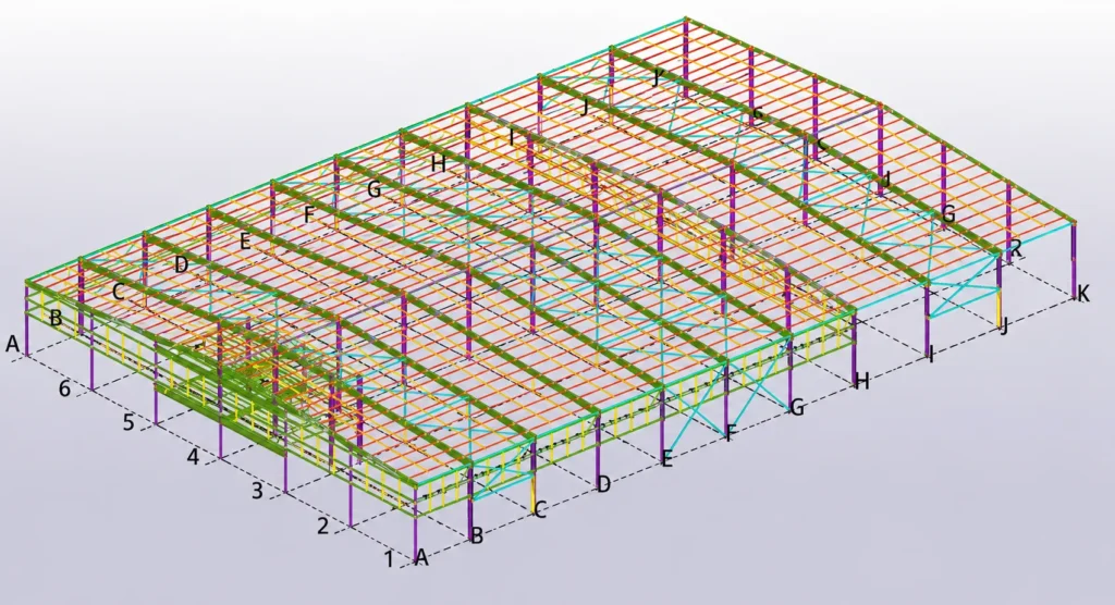 Detailed Revit BIM model for precise quantity extraction and smooth project coordination by Moduline