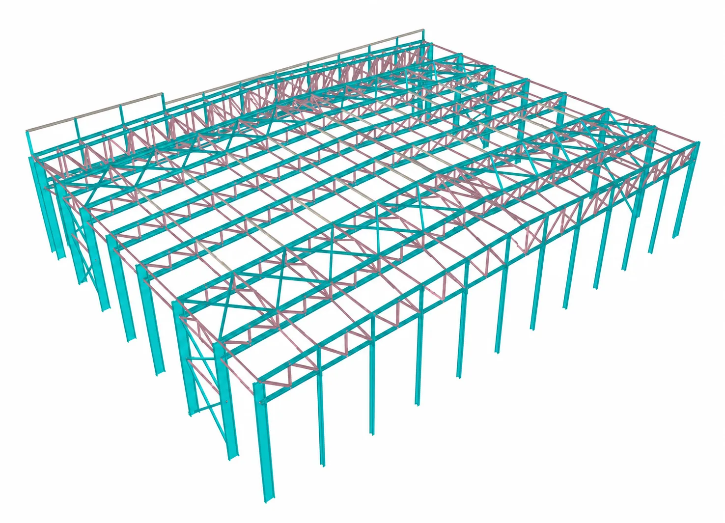 3D Steel Modeling for Skytech Project 1 - Moduline Engineering Consultancy