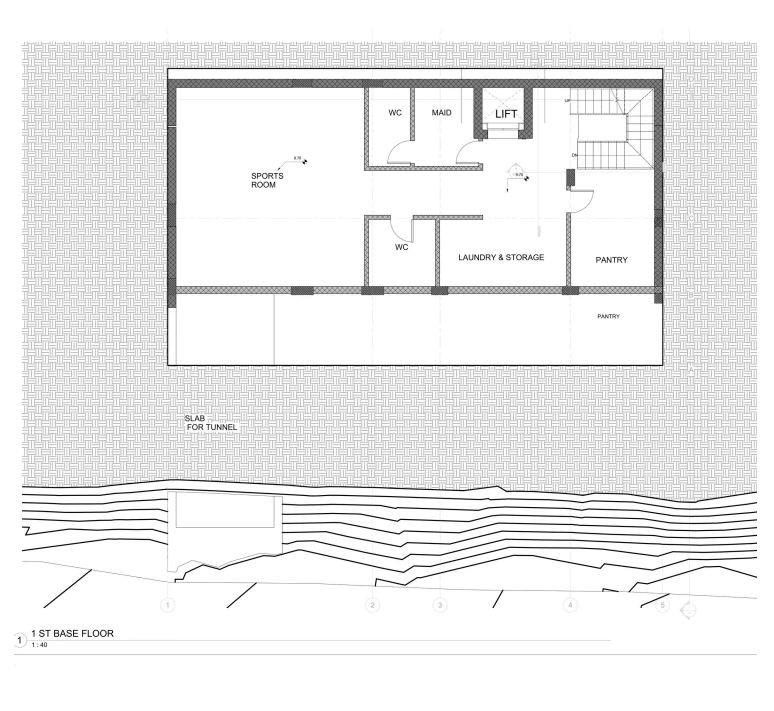 Construction phase of Lebanon villa project supervised by Moduline Engineering - Moduline Engineering Consultancy