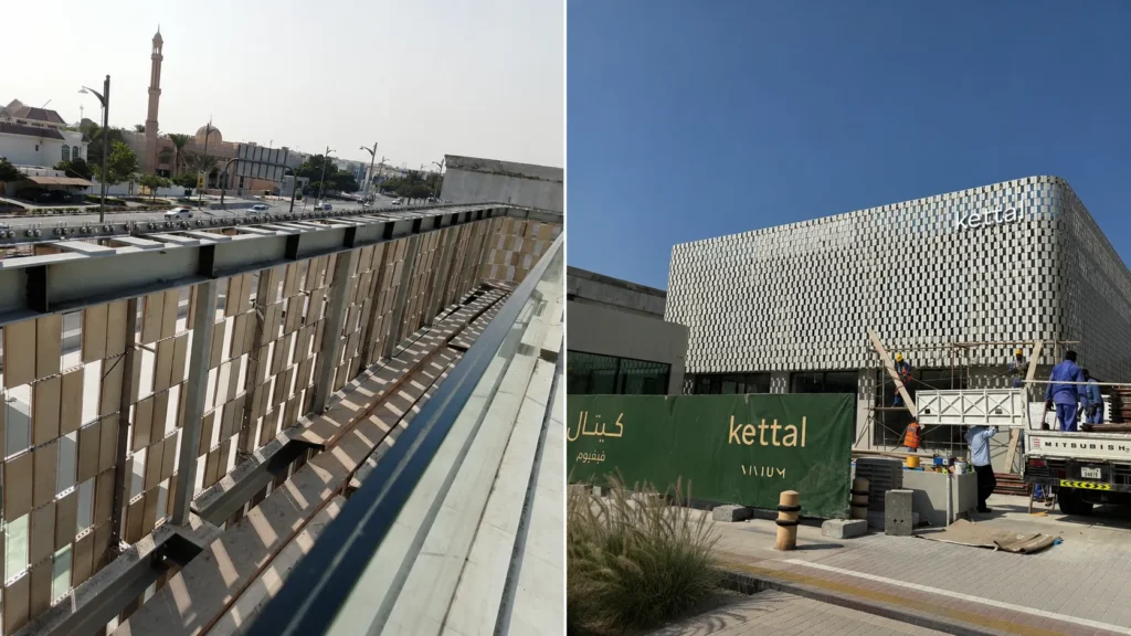 Urban construction with modern facade details - Moduline Engineering Consultancy