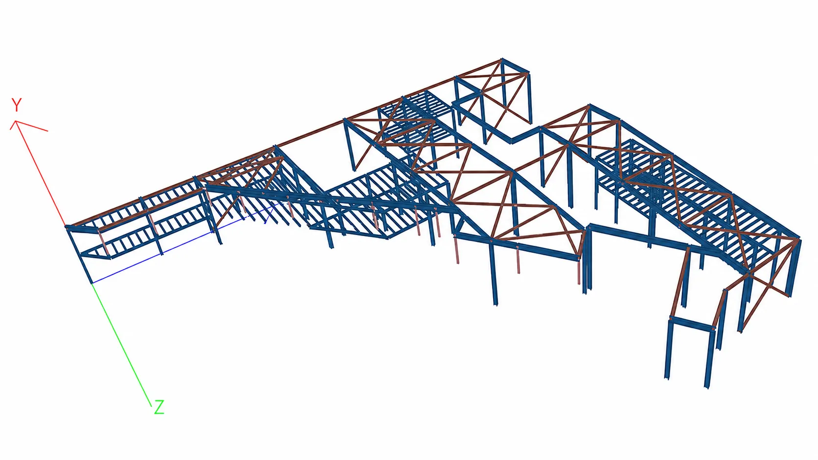 crisp 3D structural wireframe model - Moduline Engineering Consultancy