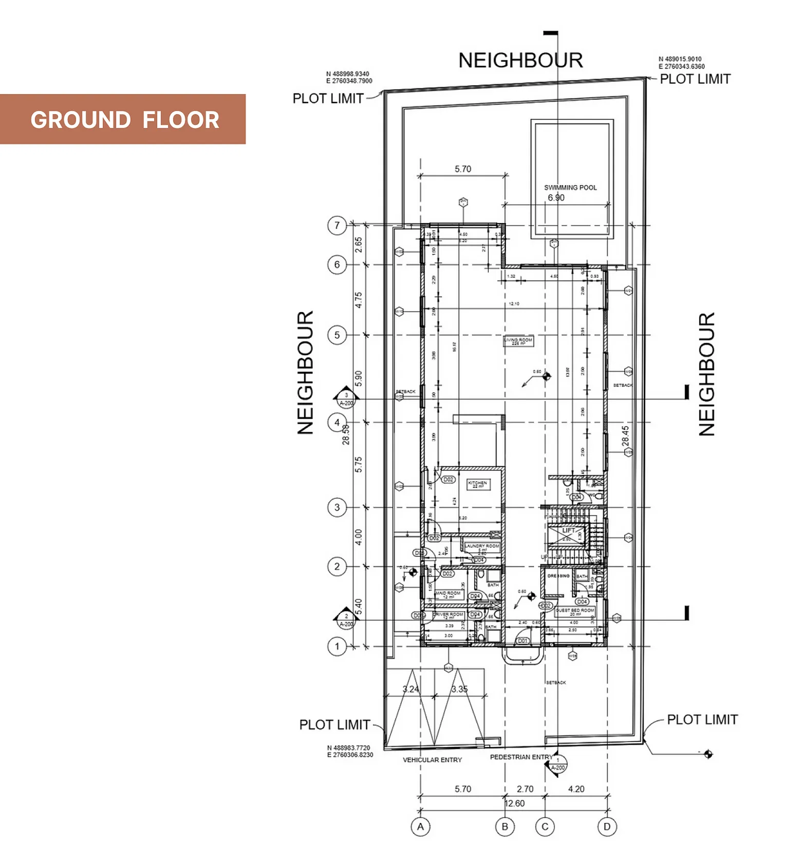 ground floor plan - Moduline Engineering Consultancy