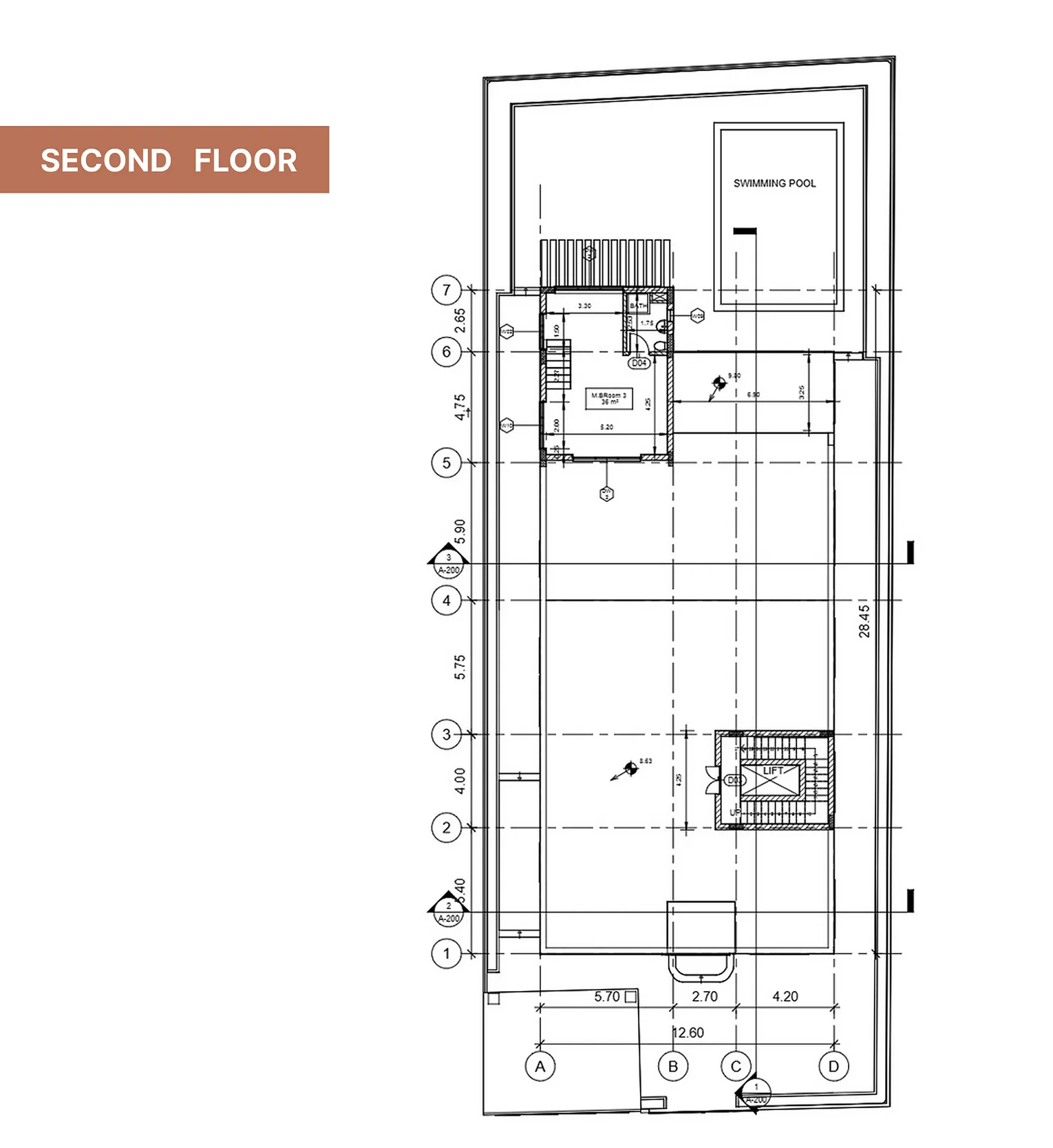 second floor plan - Moduline Engineering Consultancy