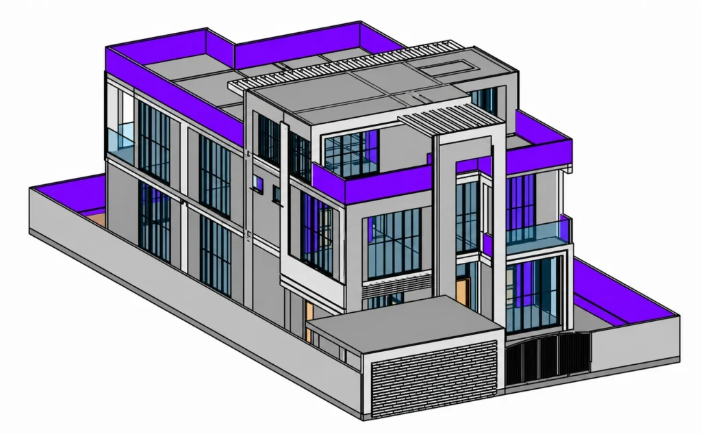 sharp architectural 3D model presentation - Moduline Engineering Consultancy