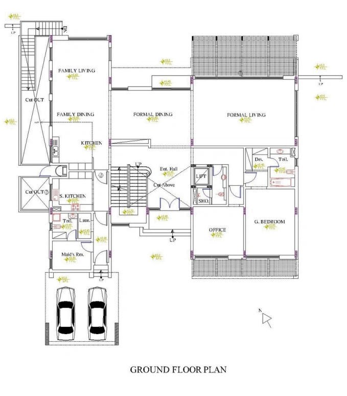 structural design blueprint villa 6 - Moduline Engineering Consultancy