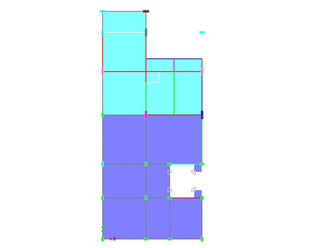 structural model elevation view - Moduline Engineering Consultancy