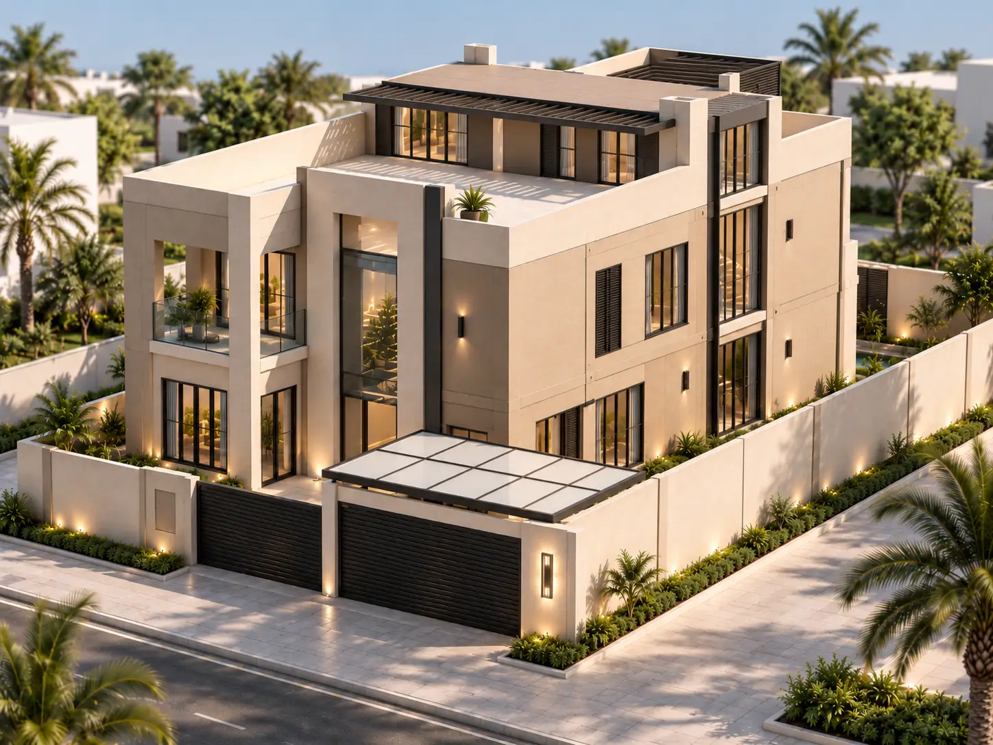 Residential Villas G+2 - Moduline Villa Projects